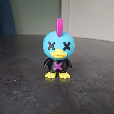 Mô hình chú vịt Punk Duck Troublemaker cực ngầu