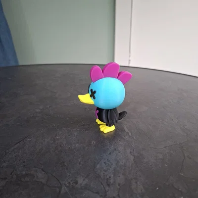 Mô hình chú vịt Punk Duck Troublemaker cực ngầu