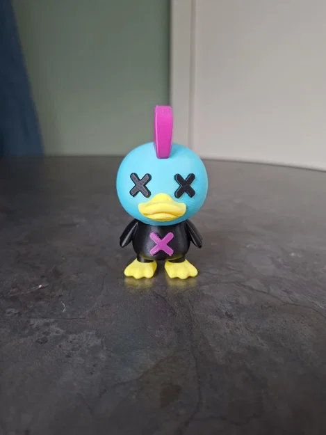 Mô hình chú vịt Punk Duck Troublemaker cực ngầu - Image 4