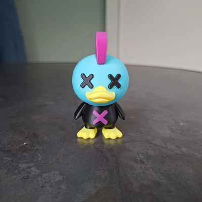Mô hình chú vịt Punk Duck Troublemaker cực ngầu