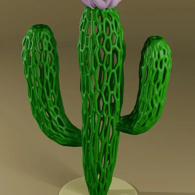 Cactus Voronoi (Xương Rồng Voronoi)