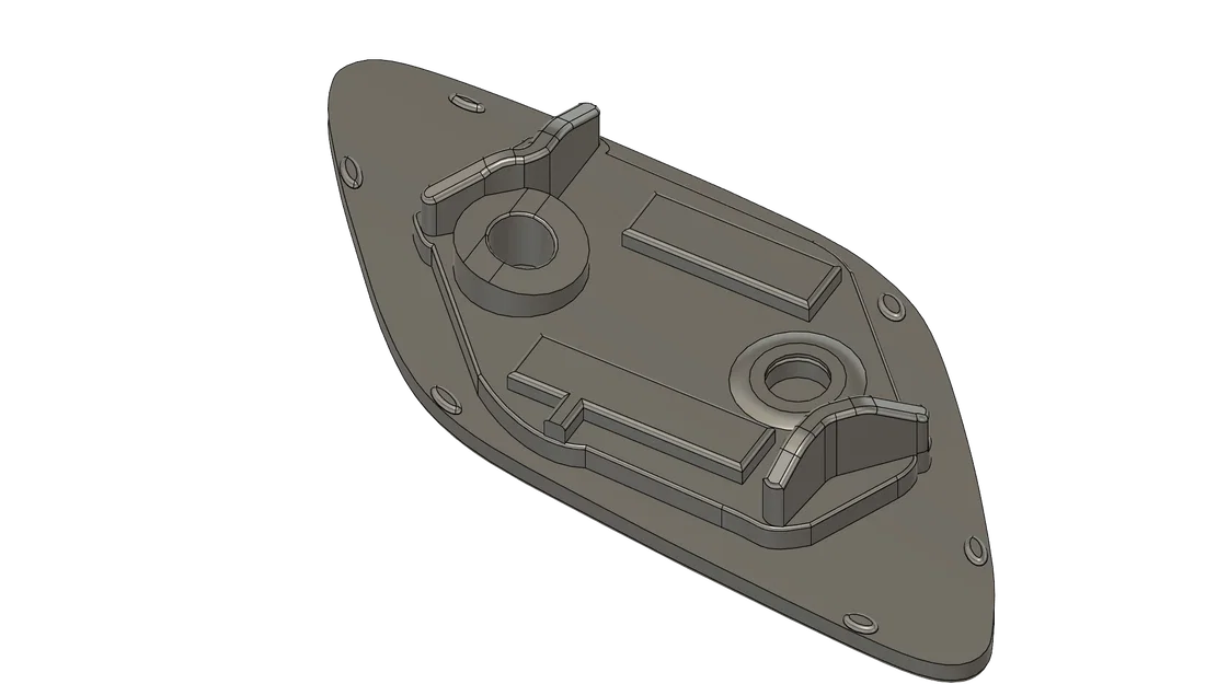 Nắp đậy vòi xịt rửa đèn pha BMW E93 M-Packet (File in 3D) - Image 1