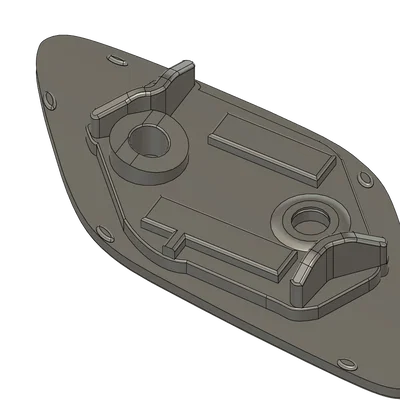 Nắp đậy vòi xịt rửa đèn pha BMW E93 M-Packet (File in 3D)