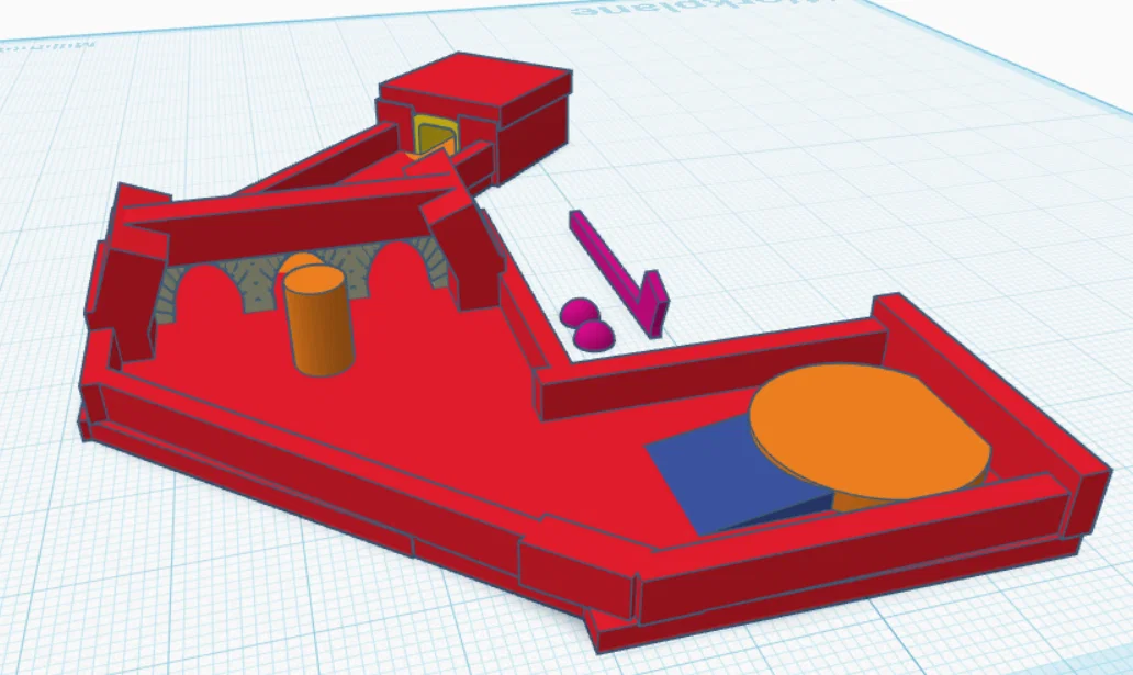 Mô hình sân golf mini để bàn độc đáo in 3D giải trí - Image 1