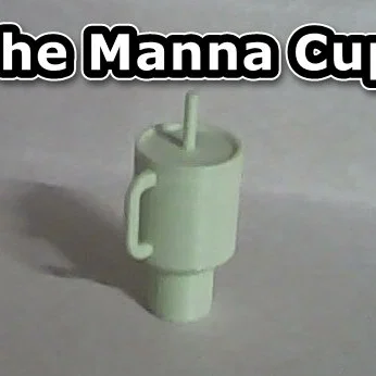 Móc khóa ly Manna nắp rời – Mô hình phụ kiện thu nhỏ