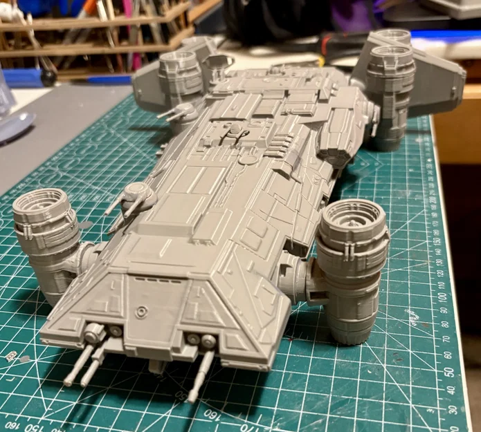 Mô hình tàu Onyx Cinder từ Star Wars Skeleton Crew - Đã chỉnh kích thước và cắt lại - Image 1