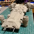 Mô hình tàu Onyx Cinder từ Star Wars Skeleton Crew - Đã chỉnh kích thước và cắt lại - Thumbnail 1