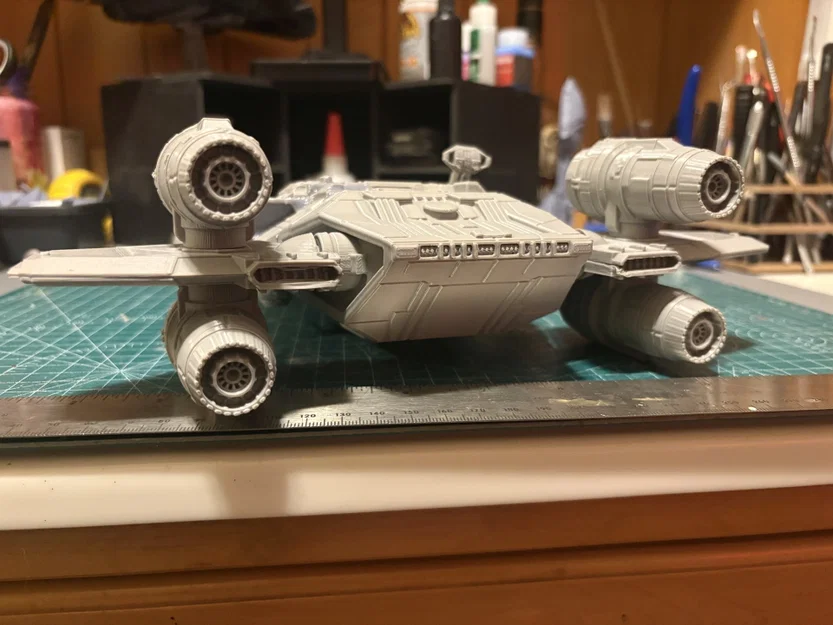 Mô hình tàu Onyx Cinder từ Star Wars Skeleton Crew - Đã chỉnh kích thước và cắt lại - Image 3