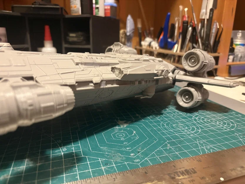 Mô hình tàu Onyx Cinder từ Star Wars Skeleton Crew - Đã chỉnh kích thước và cắt lại - Image 4