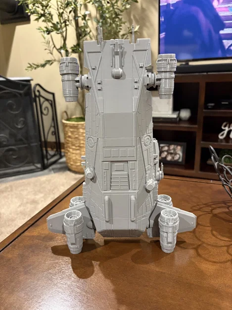 Mô hình tàu Onyx Cinder từ Star Wars Skeleton Crew - Đã chỉnh kích thước và cắt lại - Image 7