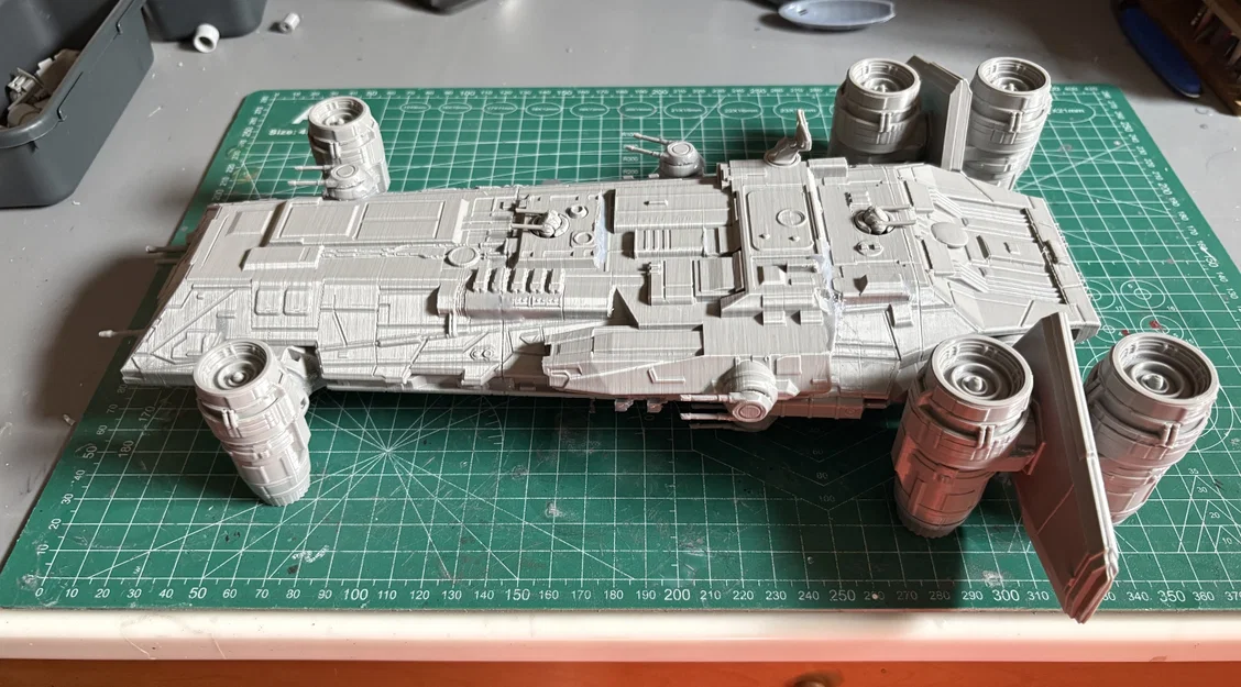 Mô hình tàu Onyx Cinder từ Star Wars Skeleton Crew - Đã chỉnh kích thước và cắt lại - Image 12
