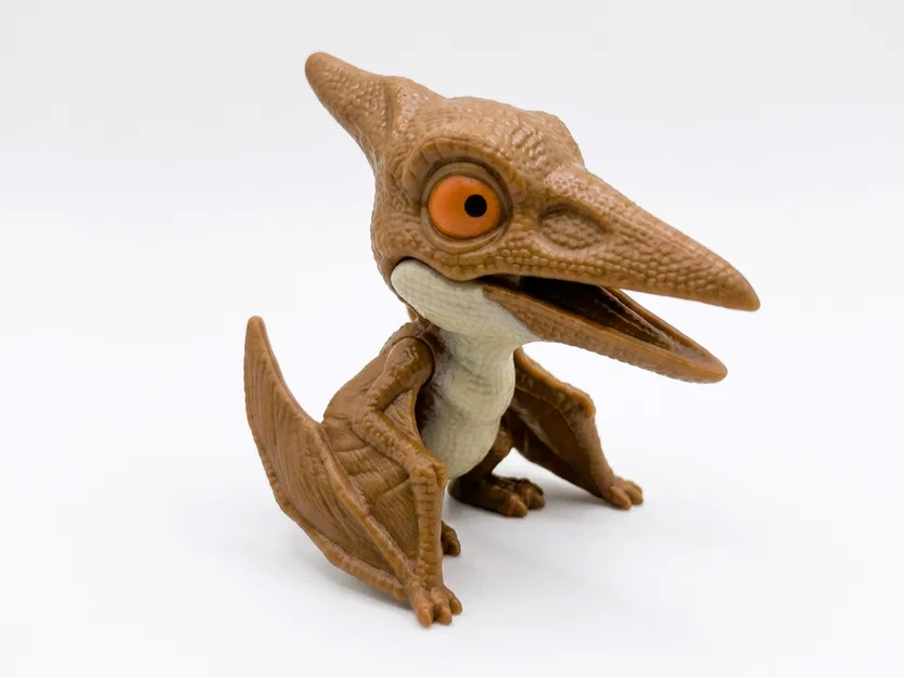 Mô hình 3D khủng long bay Pterodactyl mini đáng yêu cho bé - Image 1