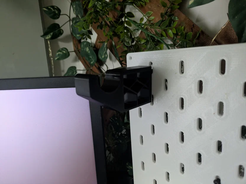 Giá treo LED rút gọn cho bảng SKÅDIS (Skadis LED Holder Shortened) - Image 1