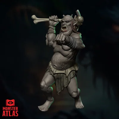Mô hình Grimlock miễn phí cho D&D và Tabletop RPG | 32mm, đã đặt Support