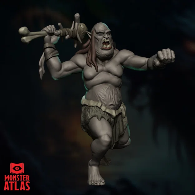 Mô hình Grimlock miễn phí cho D&D và Tabletop RPG | 32mm, đã đặt Support - Image 3