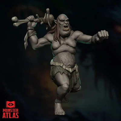 Mô hình Grimlock miễn phí cho D&D và Tabletop RPG | 32mm, đã đặt Support