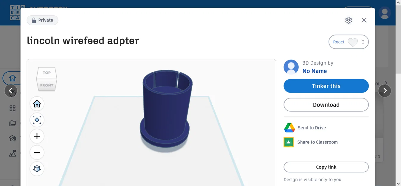 Adapter 3D cho máy hàn Lincoln Weld-Pak 155: Giải pháp thay thế thông minh - Image 1