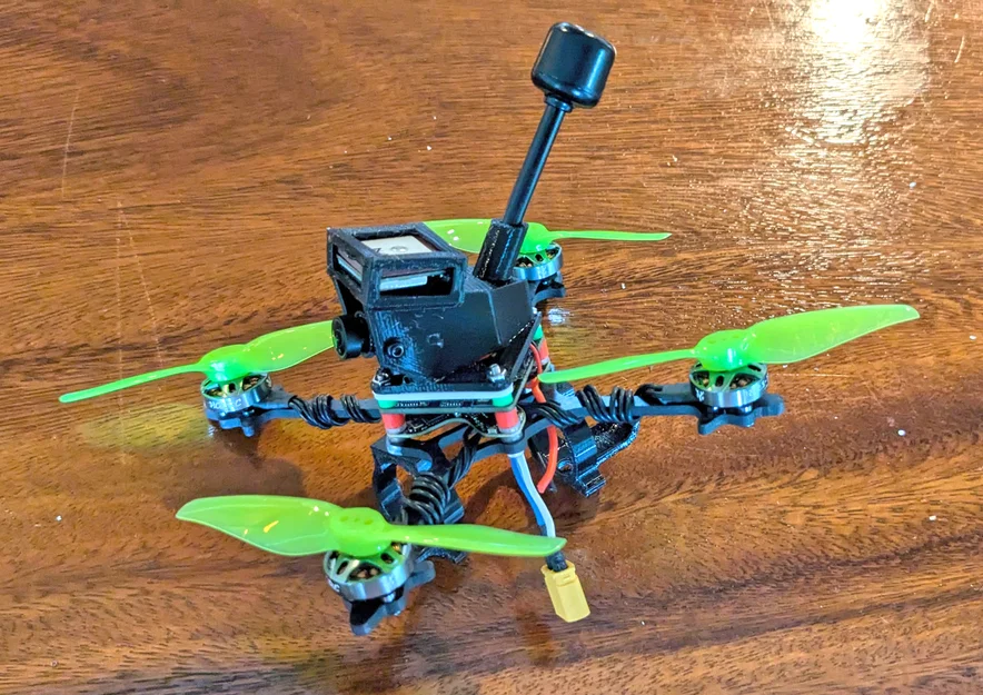Canopy cho khung quad 25mm tích hợp GPS, vừa với camera Walksnail mini 14mm - Image 2