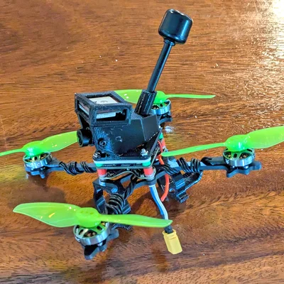Canopy cho khung quad 25mm tích hợp GPS, vừa với camera Walksnail mini 14mm