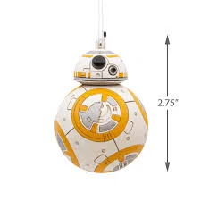 Mô hình vật trang trí BB-8 Star Wars in 3D treo cây thông Noel - Image 1