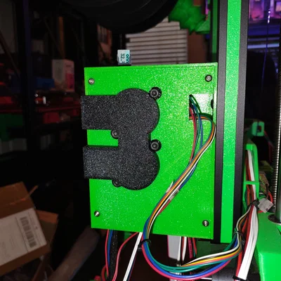 Tấm chắn quạt (Fan Baffle) cho hộp điều khiển Mainboard Ender 3 trên Anet A8 Plus