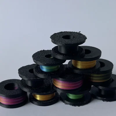 Hạt xỏ vòng/Đồ chơi xếp chồng hình cuộn nhựa in 3D