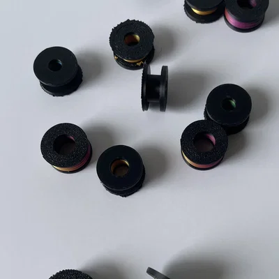Hạt xỏ vòng/Đồ chơi xếp chồng hình cuộn nhựa in 3D