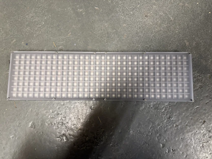 Vỏ LED Matrix 8x32 lớn hơn, dùng dải WS2812B, tương thích Awtrix 3 - Image 3