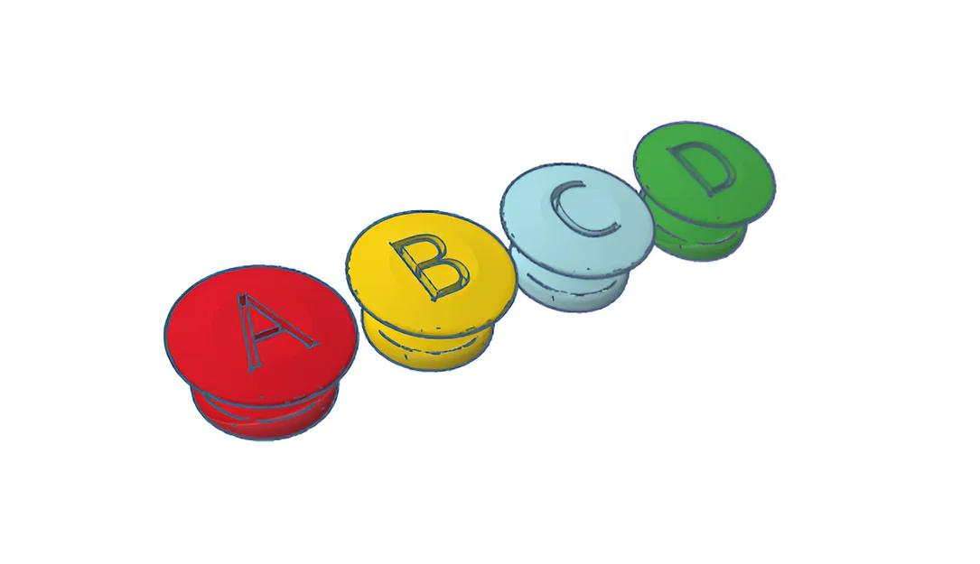 Nút cài giày chữ cái Alphabet cho dép Crocs cực kỳ cá tính - Image 1