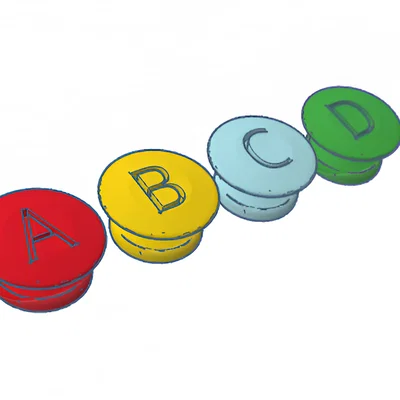 Nút cài giày chữ cái Alphabet cho dép Crocs cực kỳ cá tính