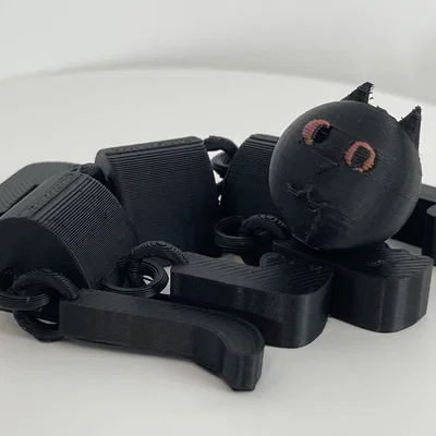 Mô hình mèo cử động dễ thương (Articulated Cute Cat)