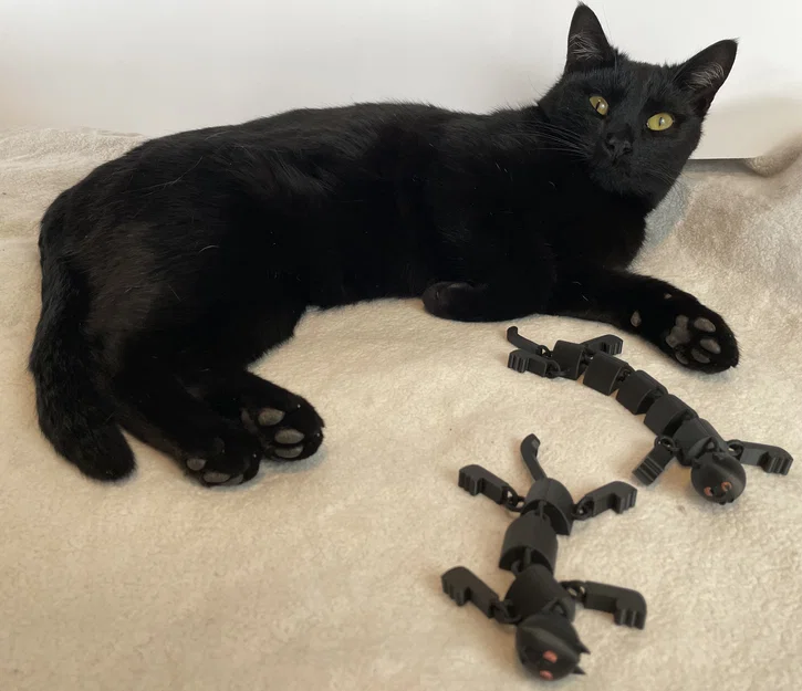 Mô hình mèo cử động dễ thương (Articulated Cute Cat) - Image 8