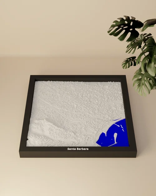 Santa Barbara, Hoa Kỳ - Mô hình 3D thu nhỏ - Image 3