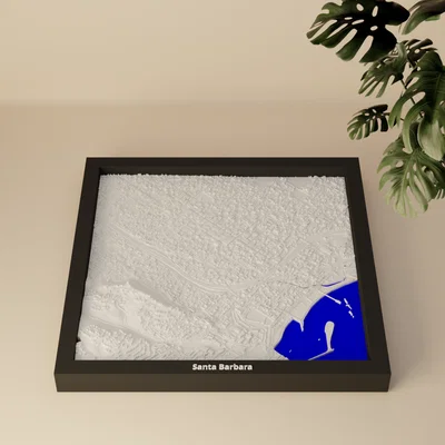 Santa Barbara, Hoa Kỳ - Mô hình 3D thu nhỏ