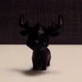 Mô hình nai sừng tấm (moose) low poly siêu dễ thương - Thumbnail 3