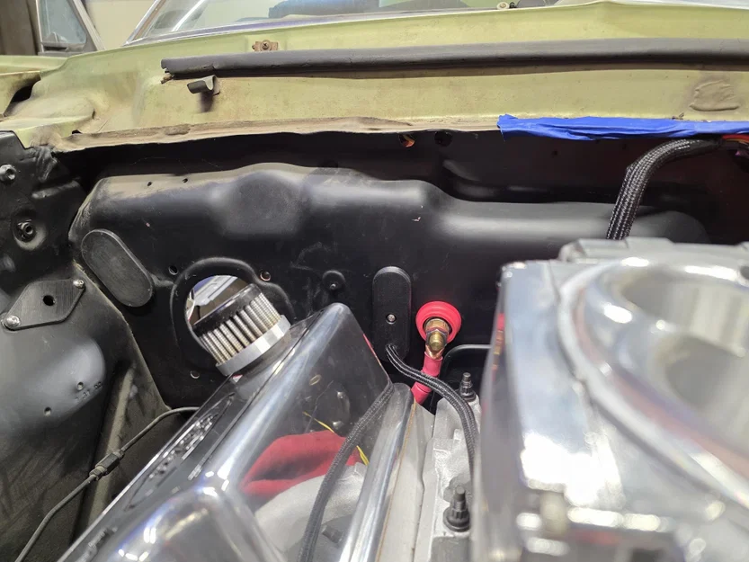 Nắp che lỗ sưởi firewall cho xe Ford Mustang 1968 (Mustang Heater Delete) - Image 1