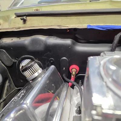 Nắp che lỗ sưởi firewall cho xe Ford Mustang 1968 (Mustang Heater Delete)