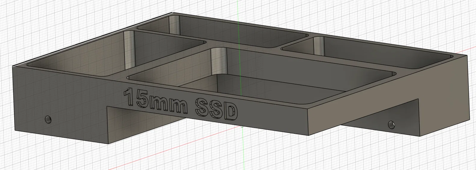 Khay 3D Adapter 15mm SSD/HDD cho ổ cứng vào Caddy NAS 3.5 inch - Image 2
