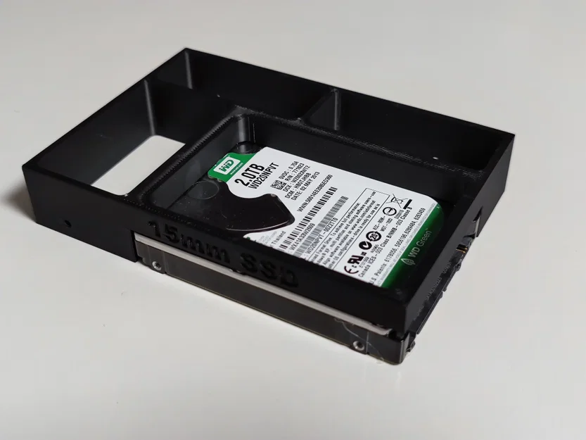 Khay 3D Adapter 15mm SSD/HDD cho ổ cứng vào Caddy NAS 3.5 inch - Image 8