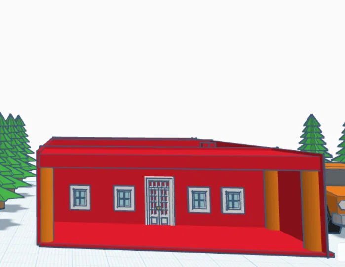 Mô hình căn nhà có nội thất chi tiết - Image 1