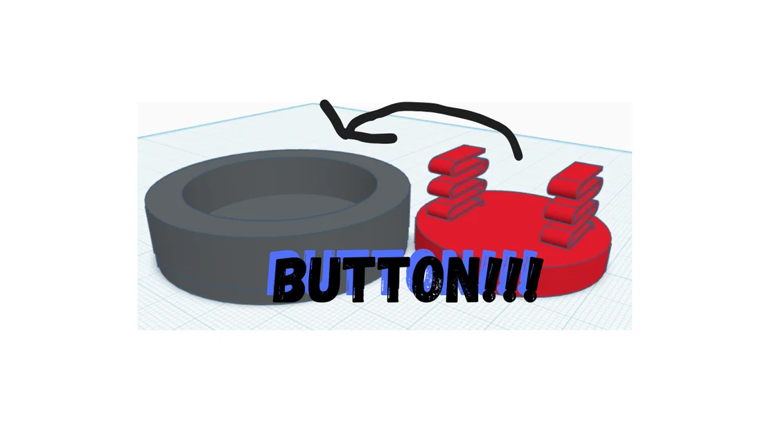 Mô hình nút bấm giải trí The Button Fidget cực đã tay - Image 1