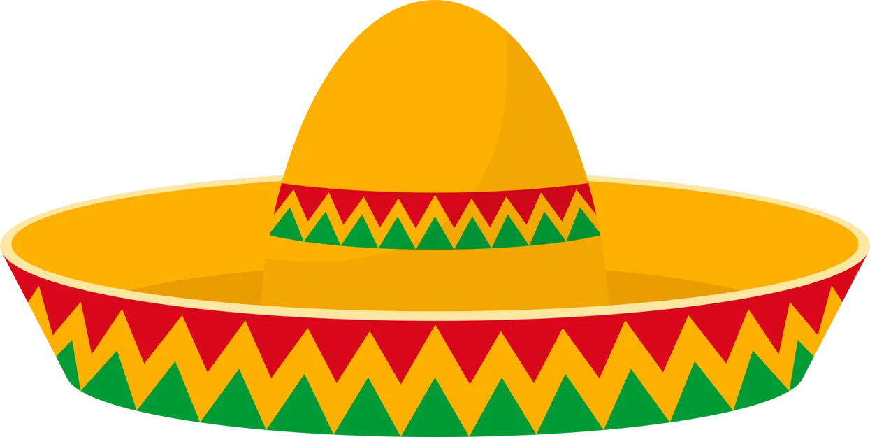 Mô hình 3D mũ Sombrero Mexico trang trí độc đáo - Image 1