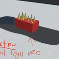Miếng lót giày "khối gạch" trêu đùa cực độc - Mô hình in 3D giải trí - Thumbnail 2