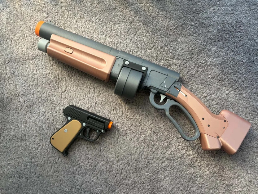 Mô hình súng 3D TF2 Pretty Boy's Pocket Pistol (Nerf Blaster) - Image 6