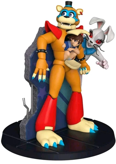Diorama FNAF Security Breach - Glamrock Freddy, Gregory & Vanny (Mô hình AI) - Image 1