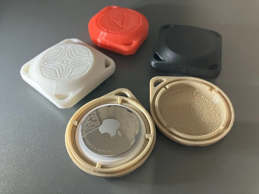 Ốp Móc Khóa Minimal Cho AirTag – Thiết Kế Snap-Fit Gọn Nhẹ - Image 3