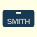 Thẻ Hành Lý (Luggage Tag) Tùy Chỉnh (Parametric) — In Phẳng, Có Chỗ Ghi Tên & Liên Hệ - Thumbnail 1
