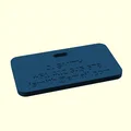 Thẻ Hành Lý (Luggage Tag) Tùy Chỉnh (Parametric) — In Phẳng, Có Chỗ Ghi Tên & Liên Hệ - Thumbnail 4