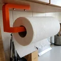 Giá treo khăn giấy màu cam gắn dưới kệ - Thumbnail 2