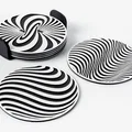 Bộ Lót Ly Ảo Ảnh Thị Giác (Optical Illusion Coasters) - Thumbnail 2